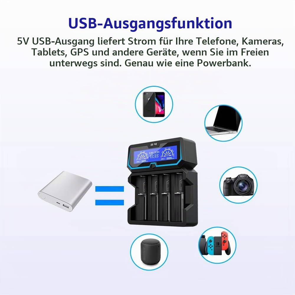 xtar-speedy-charger-x4-akkuladeger-t-4-schacht-2a-lcd image 4