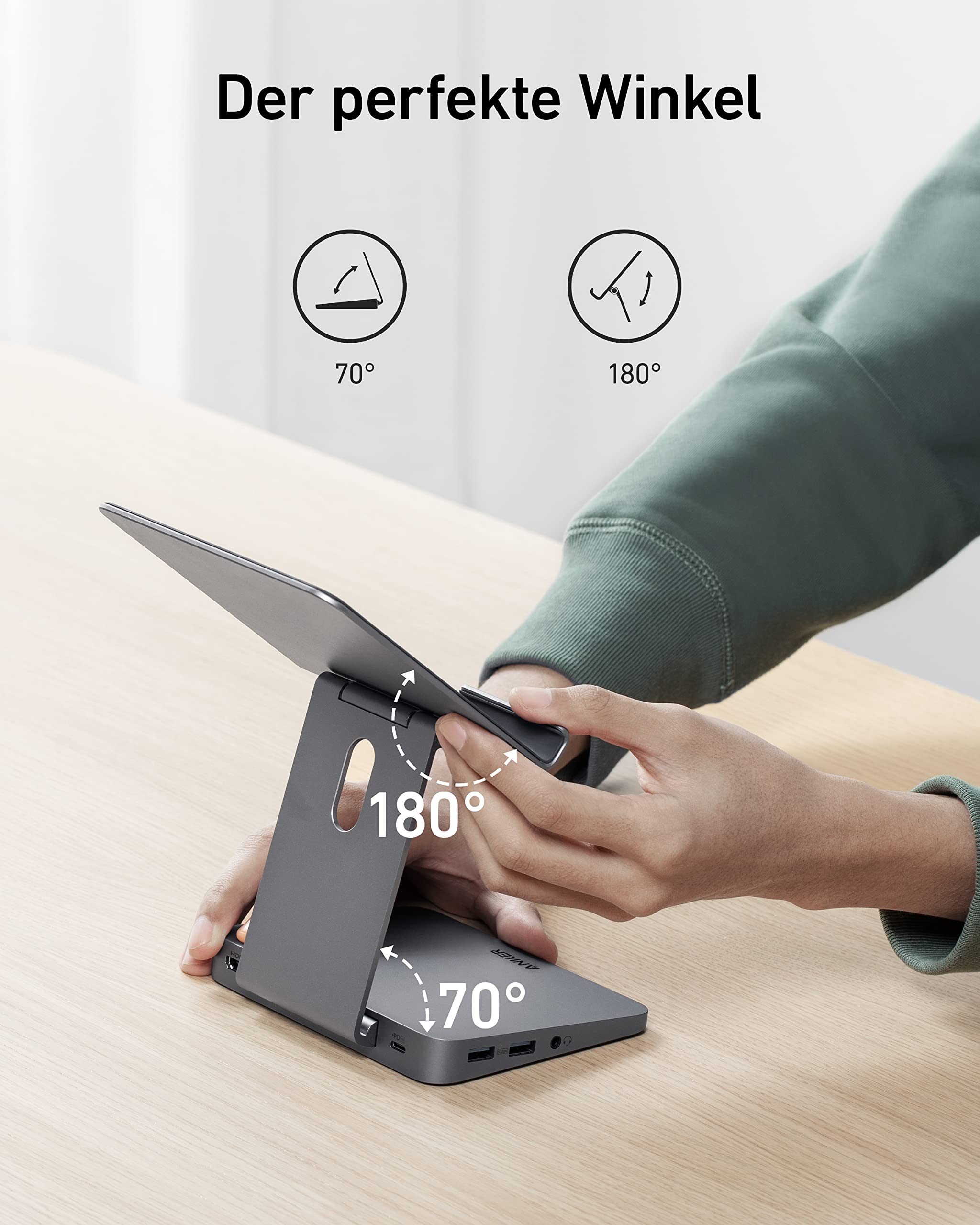 anker-551-8-in-1-usb-c-hub-mit-tablet-halterung image 7