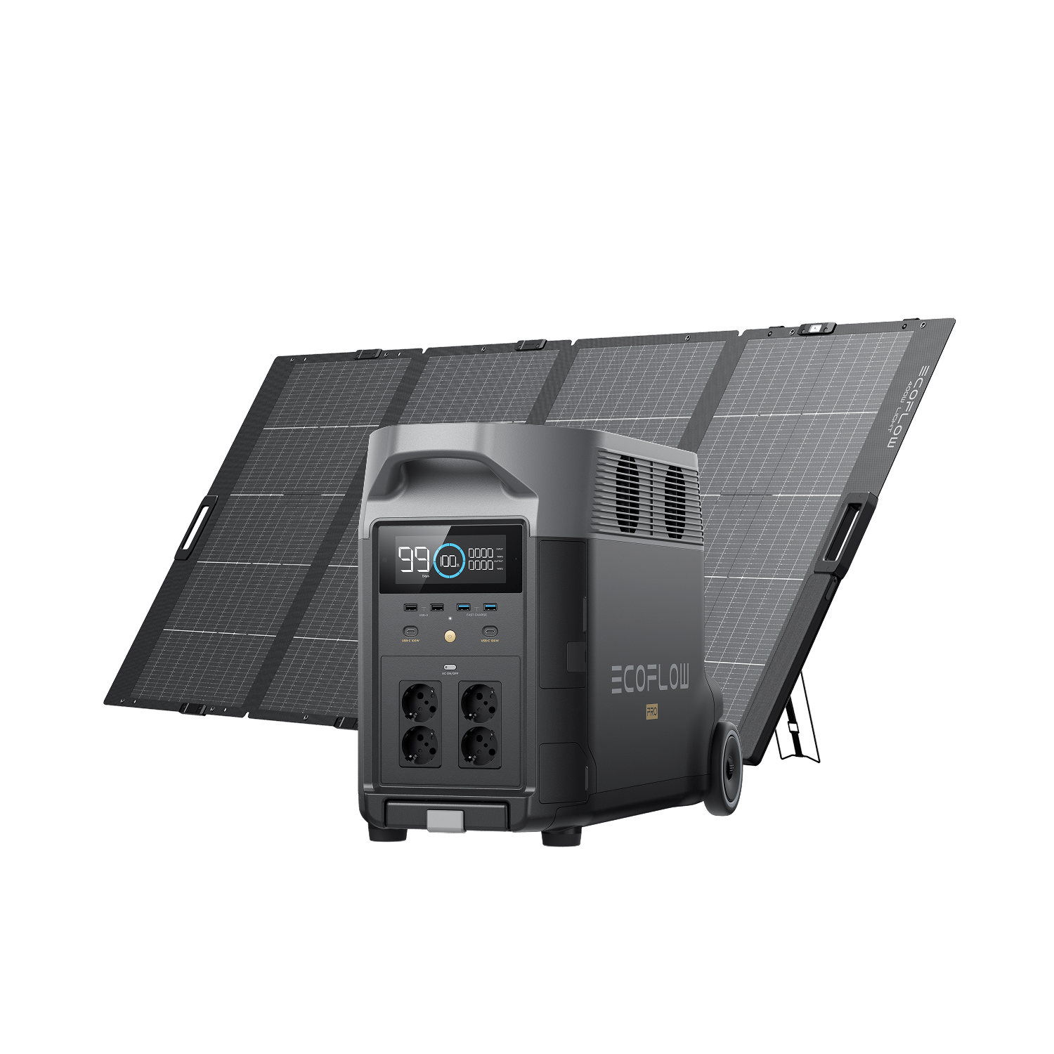 ecoflow-delta-pro-solargenerator-3600w-mit-400w-panel image 1