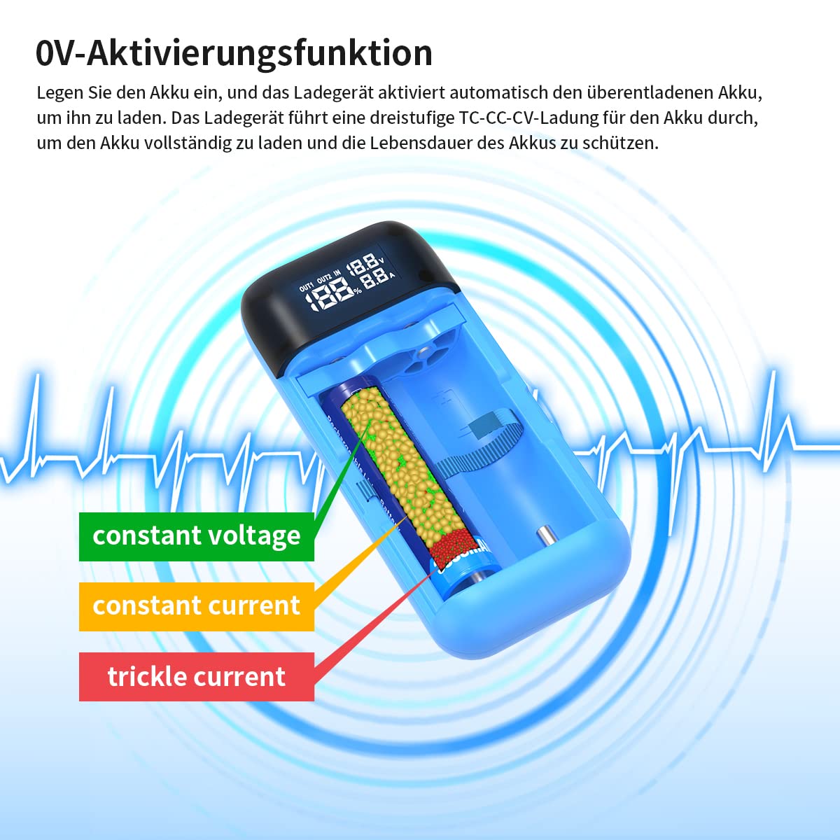xtar-pb2sl-pb-charger-18650-21700-blau-ohne-akku image 5