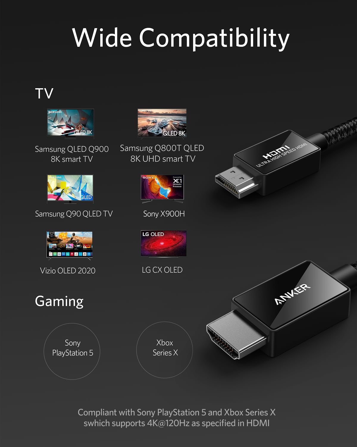 anker-hdmi-kabel-8k-60hz-ultra-hd-2m-nylon-48gbps image 6