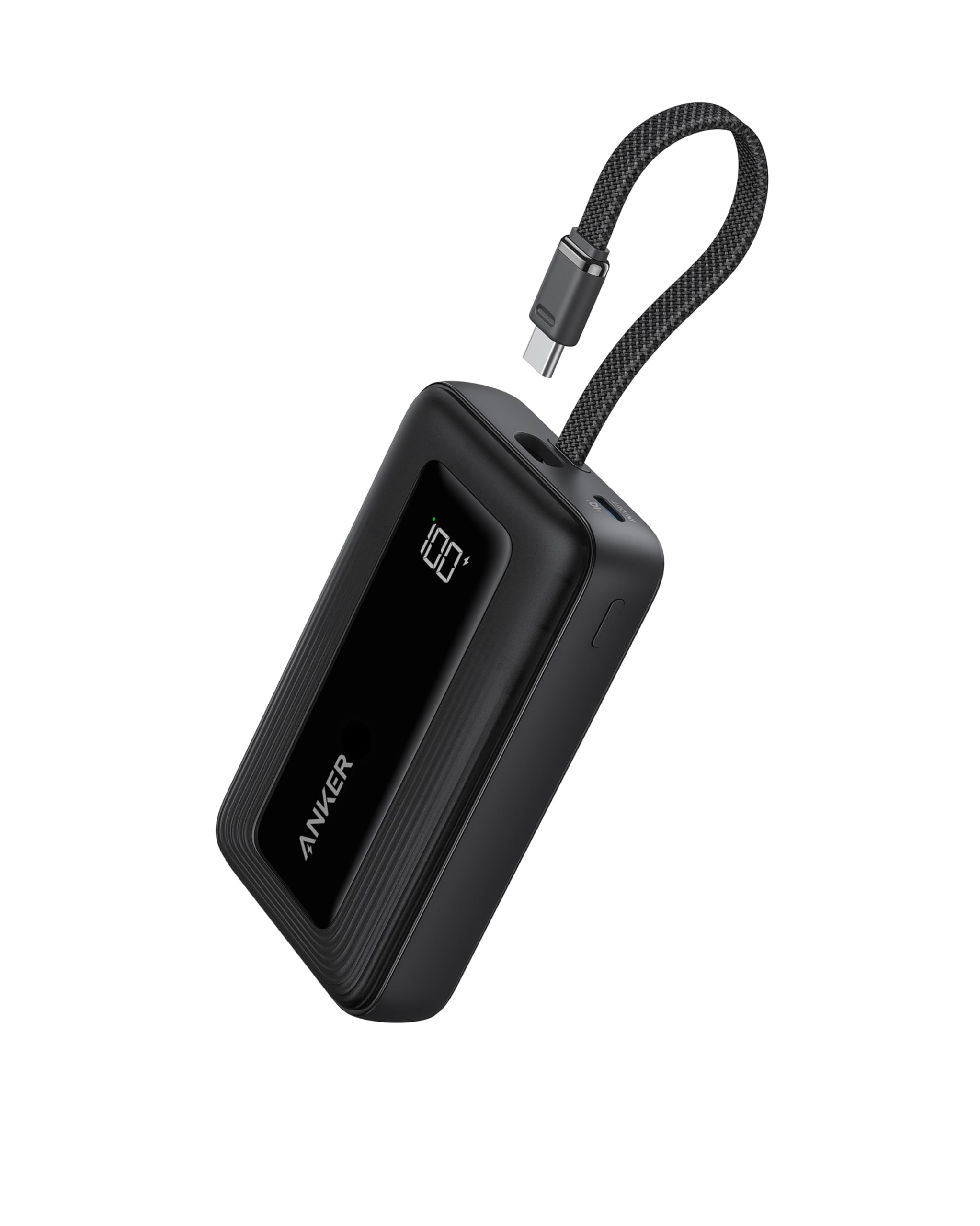 anker-zolo-powerbank-20000-mah-30w-mit-integriertem-usb-c-kabel-in-schwarz image 1