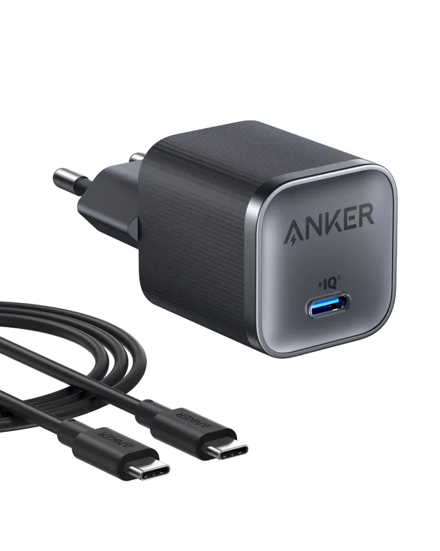 anker-nano-45w-usb-c-ladeger-t-schwarz-mit-kabel-gan image 1