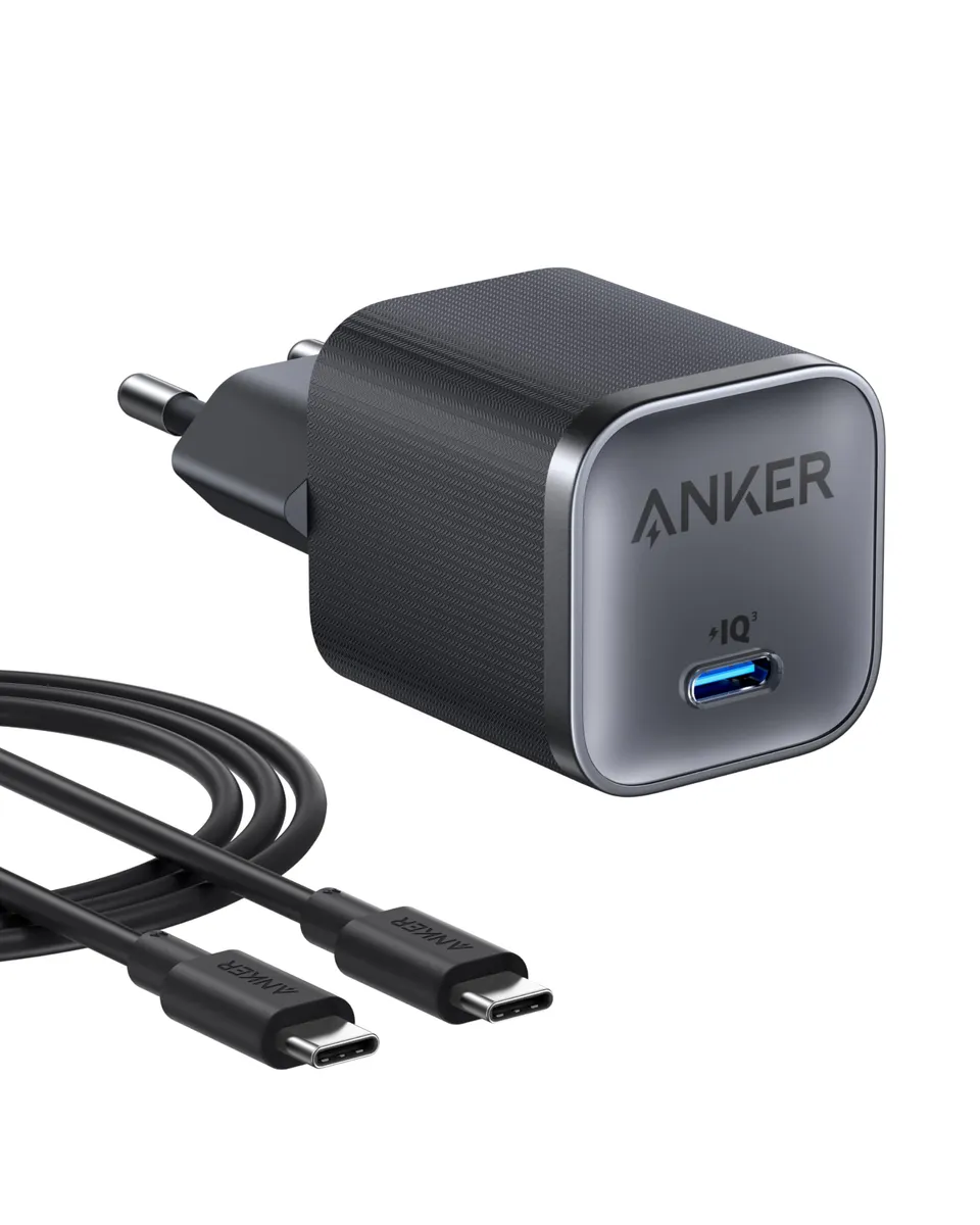 anker-nano-45w-usb-c-ladeger-t-schwarz-mit-kabel-gan image 1