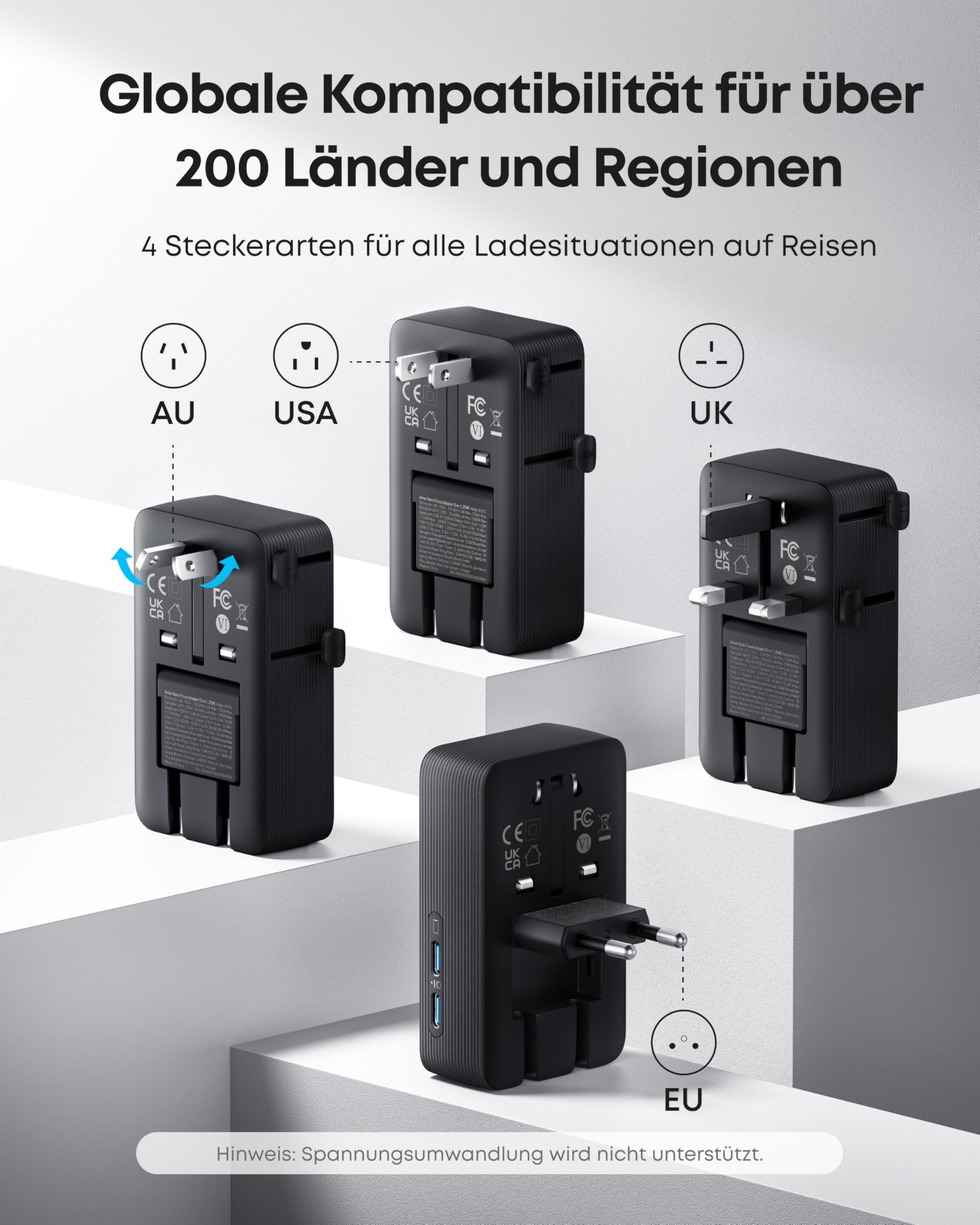 anker-nano-reiseadapter-5-in-1-20w-schwarz image 2
