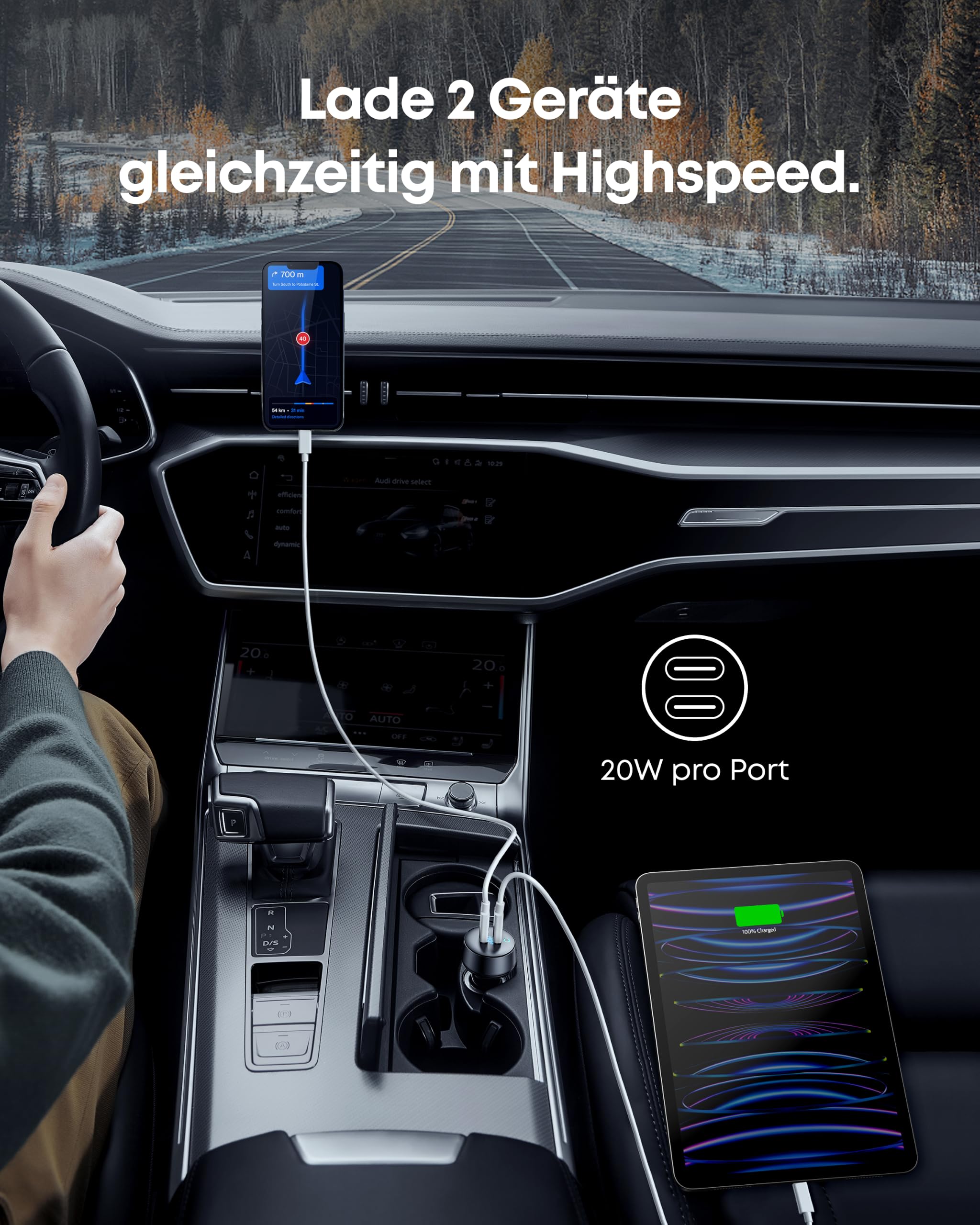 anker-powerdrive-iii-duo-auto-ladeger-t-40w-2-port image 2