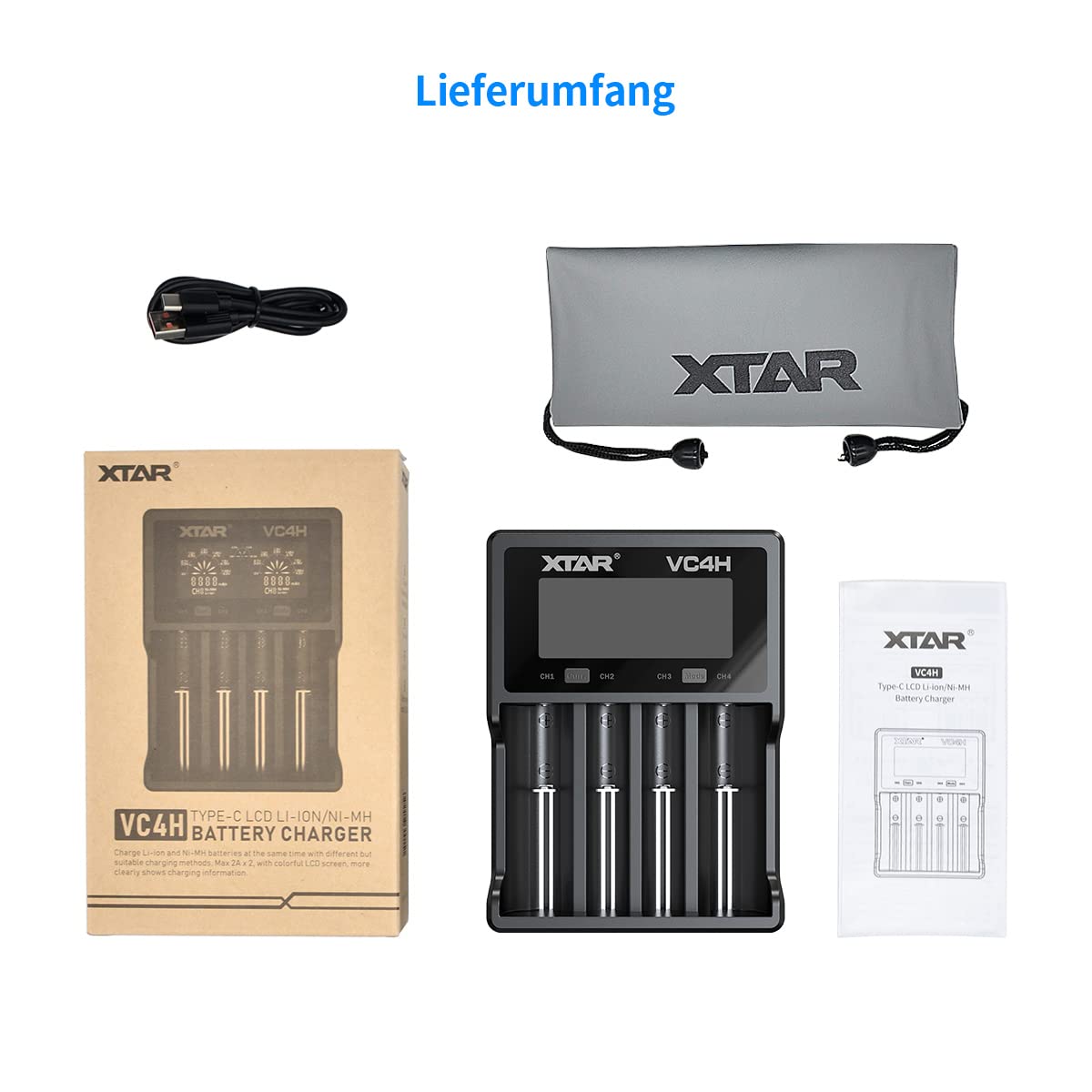 xtar-vc4h-ladeger-t-4-slot-18650-21700-mit-display image 7