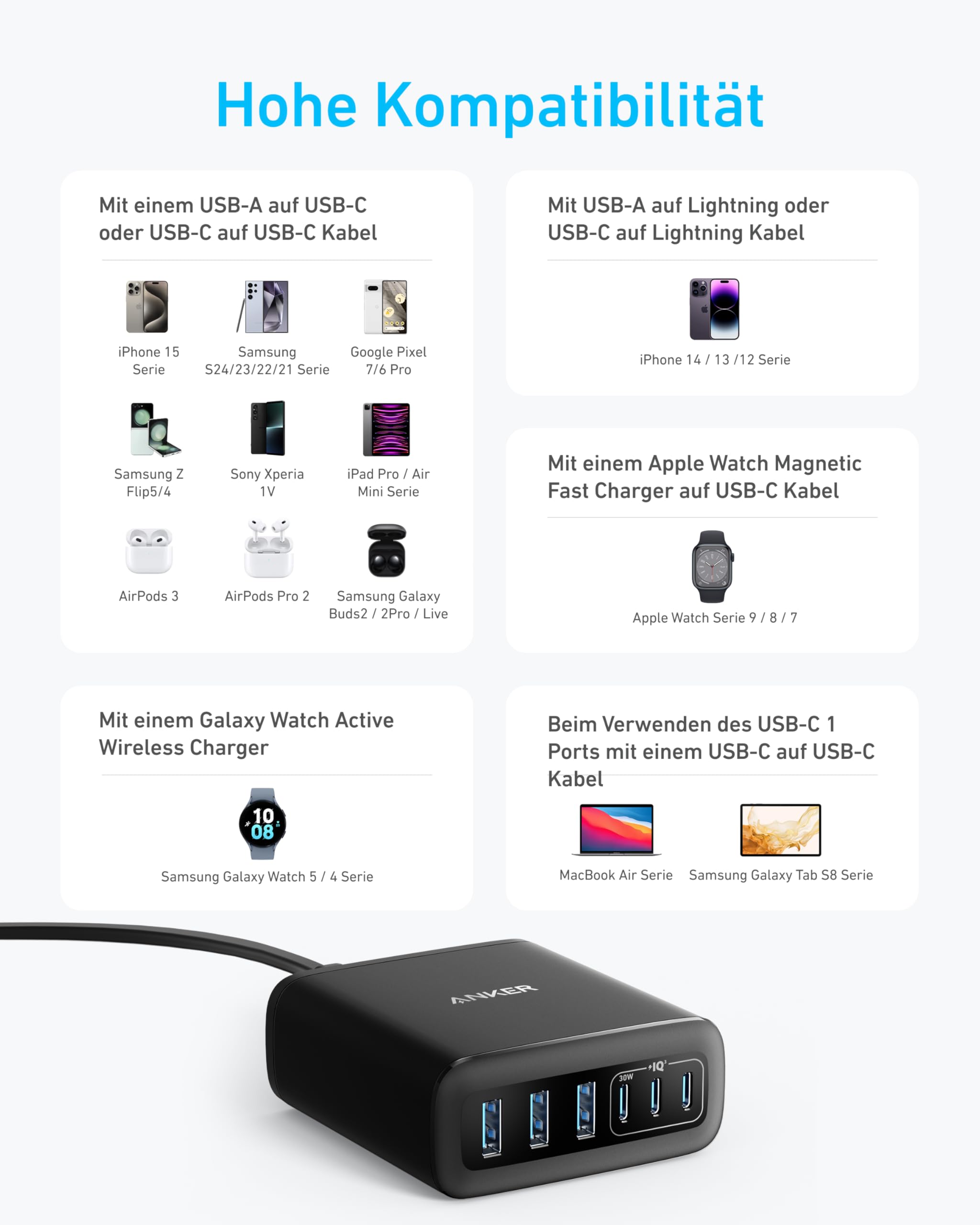 anker-chargers-112w-6-port-usb-c-ladeger-t-schwarz image 6