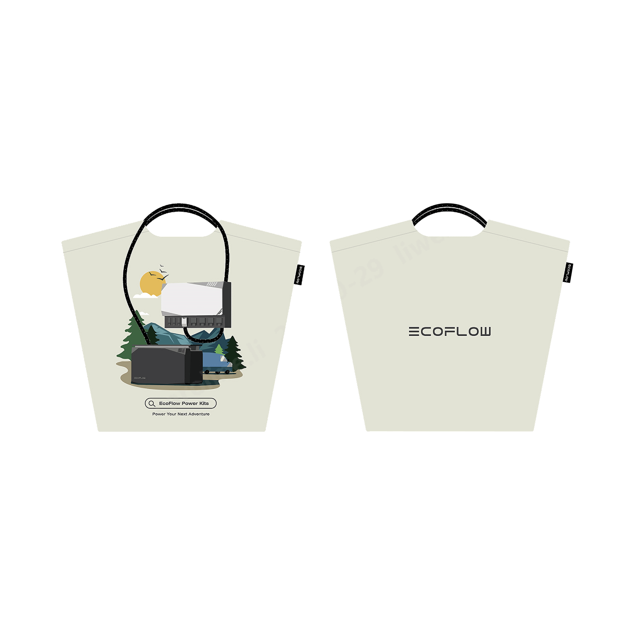 ecoflow-delta-bestickte-umwelttasche-stofftasche-einkaufsbeutel image 1