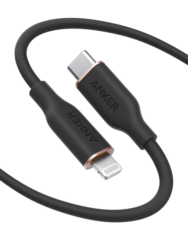 anker-powerline-iii-flow-lightning-kabel-180cm-schwarz-silikon image 1
