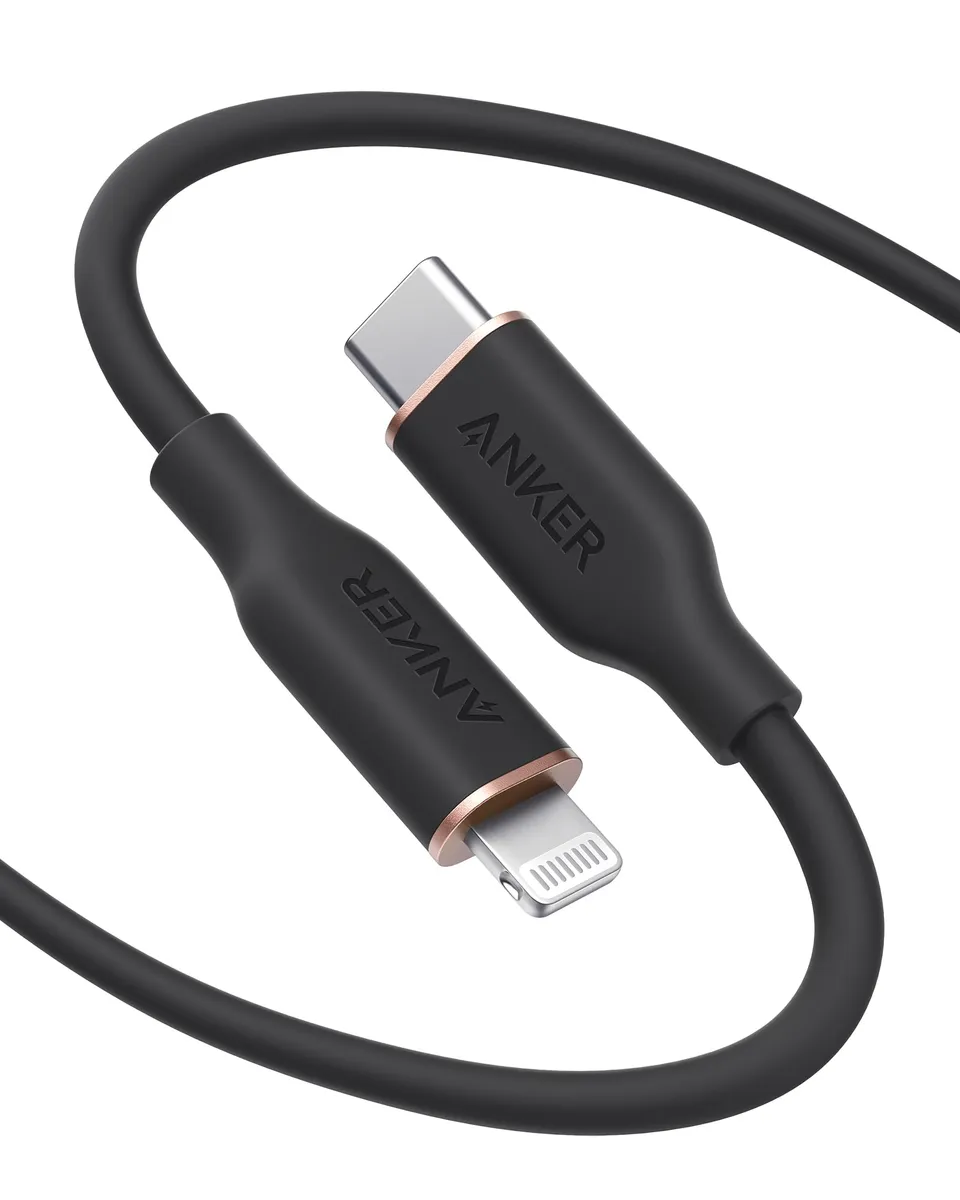 anker-powerline-iii-flow-lightning-kabel-180cm-schwarz-silikon image 1