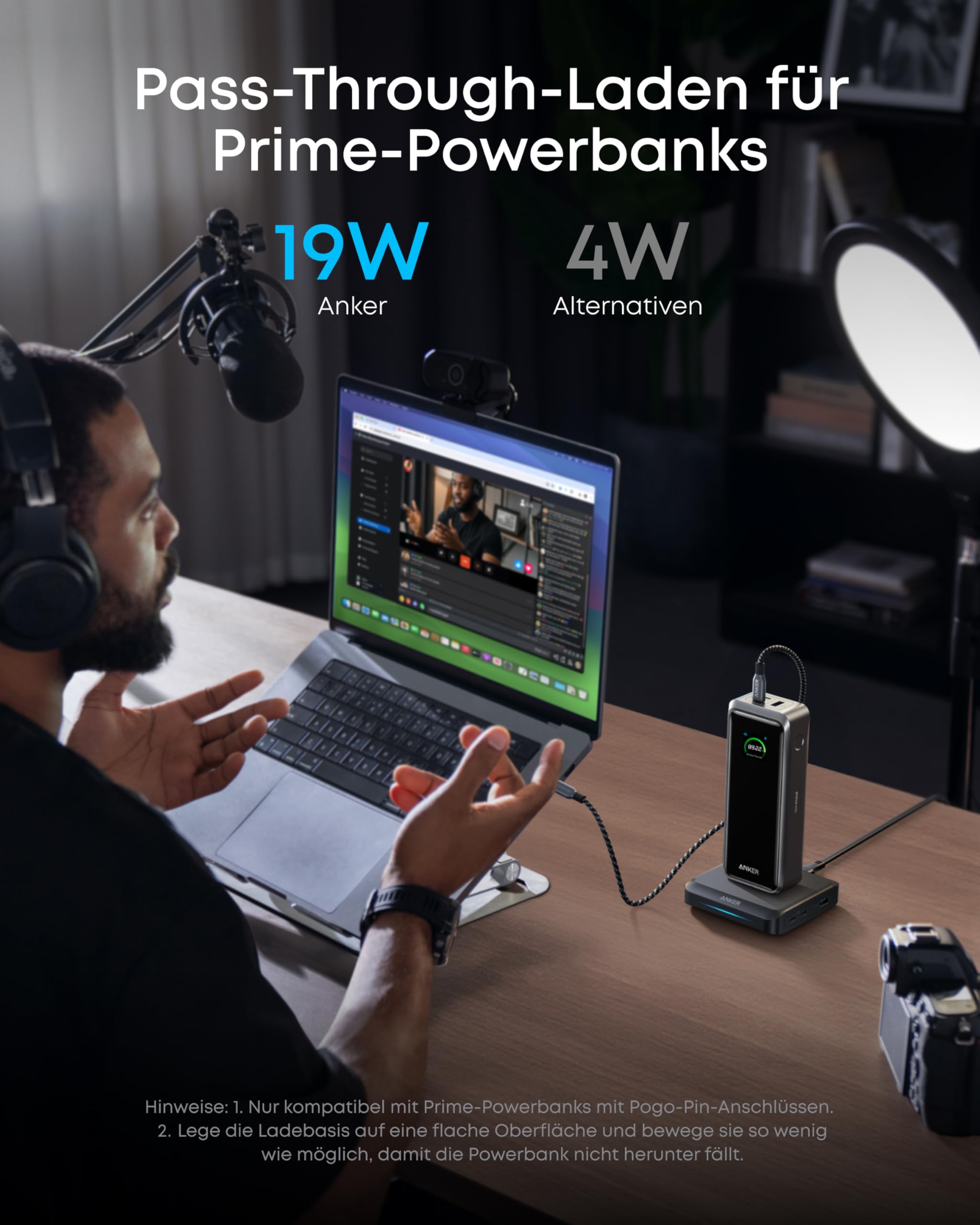 anker-prime-ladebasis-150w-ladestation-3-ports-ohne-powerbank image 4