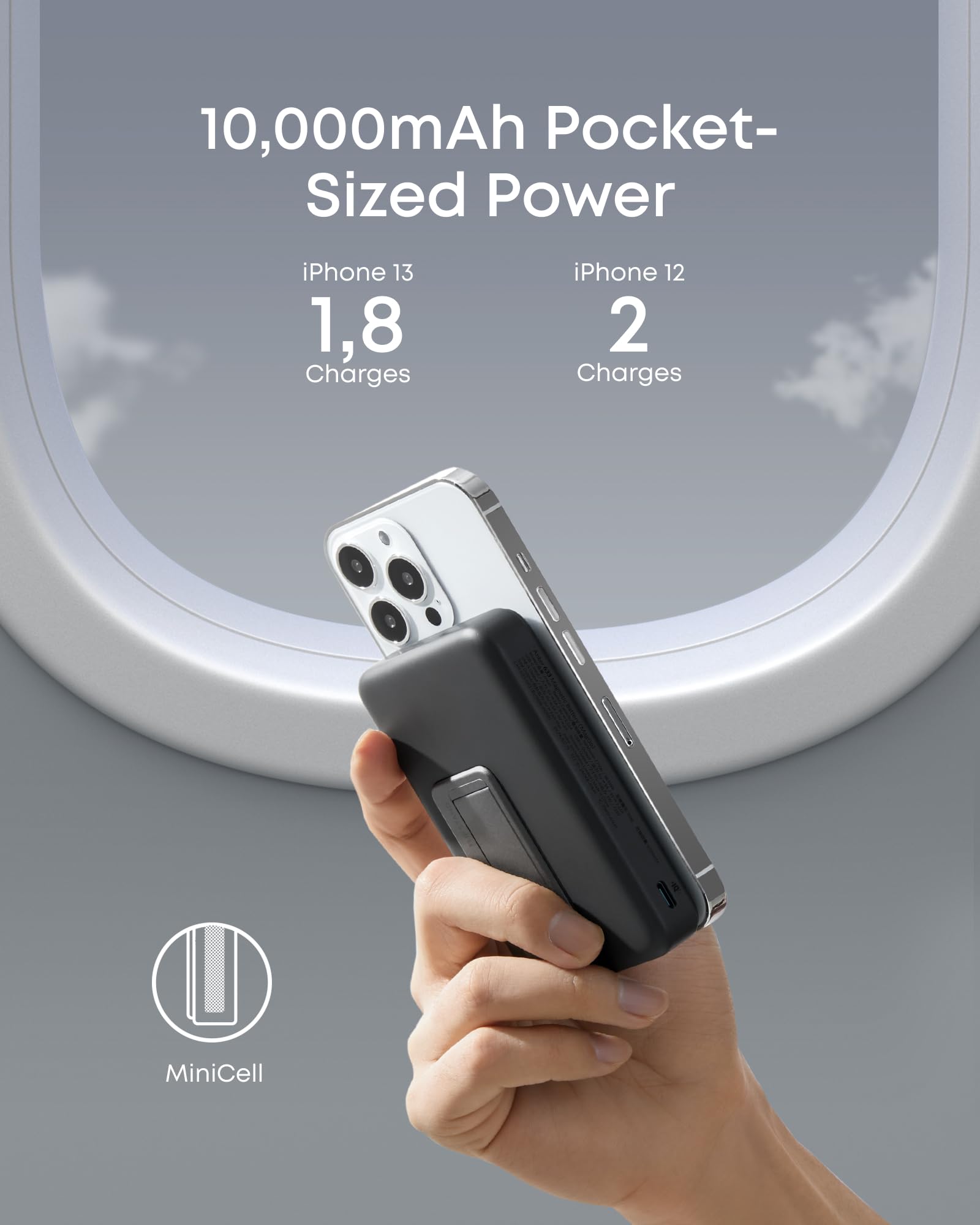 anker-633-powerbank-10000mah-magnetisch-schwarz-iphone-kabellos image 5