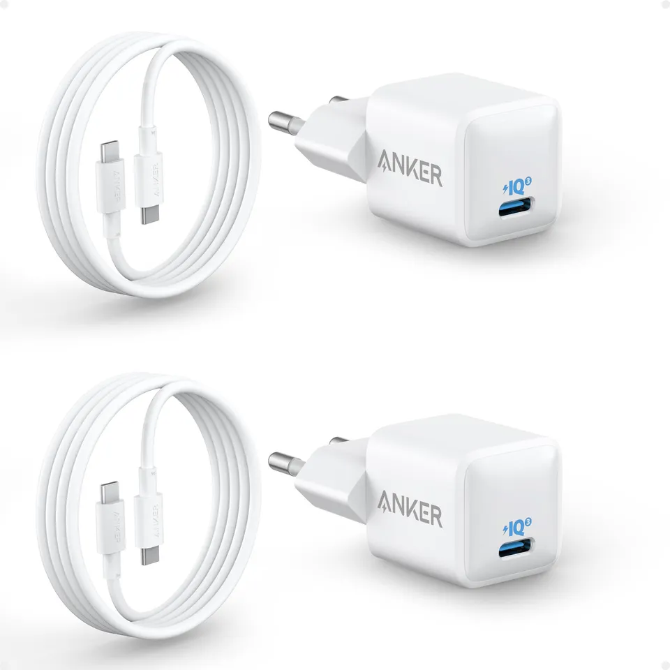 anker-nano-20w-usb-c-ladeger-t-doppelset-mit-kabel-180cm image 1