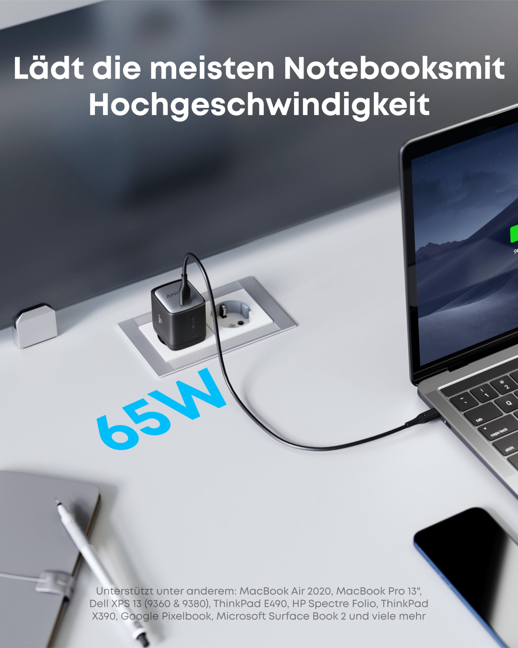 anker-nano-ii-65w-usb-c-ladeger-t-gan-schwarz-macbook image 3