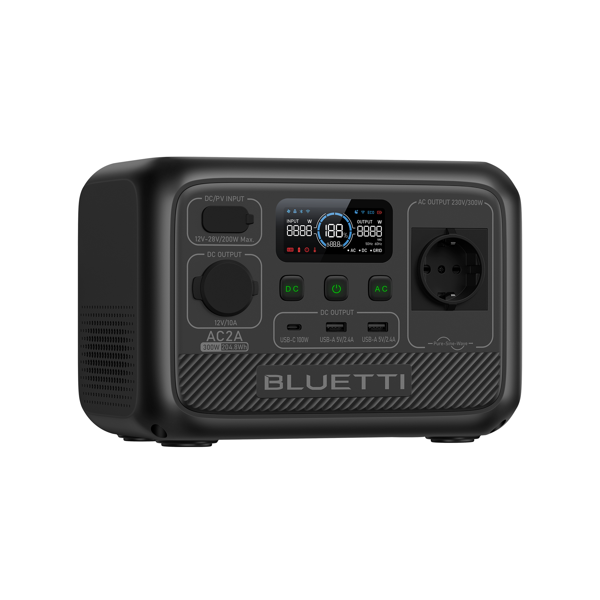 bluetti-ac2a-300w-powerstation-204wh-lifepo4-tragbar image 3