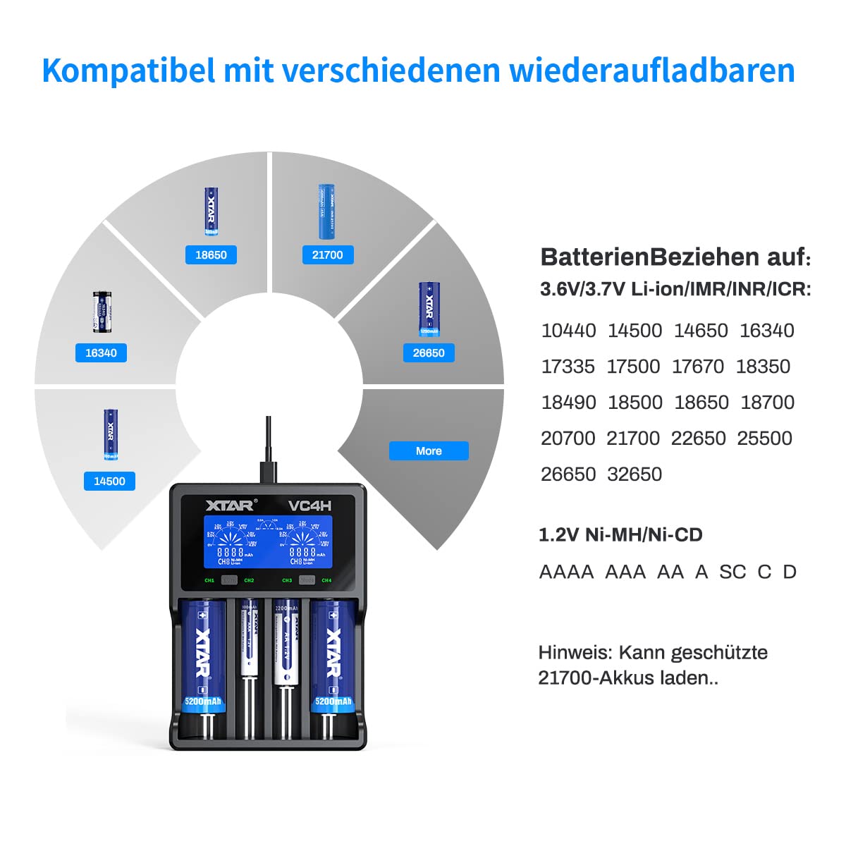 xtar-vc4h-ladeger-t-4-slot-18650-21700-mit-display image 2