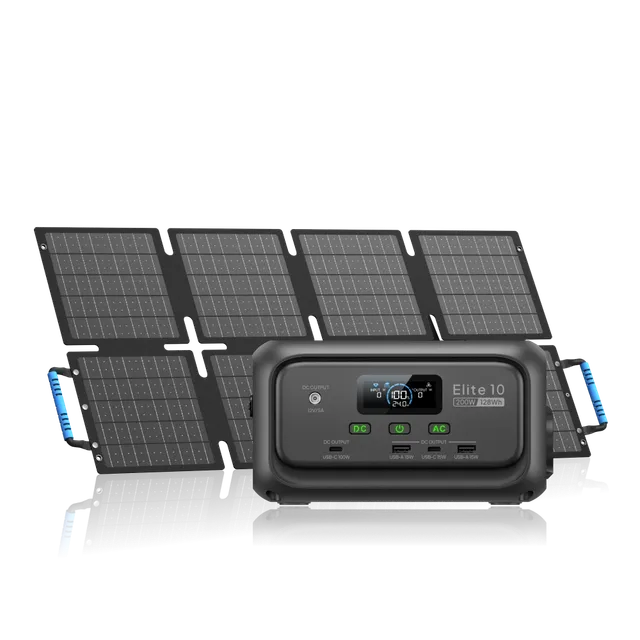 bluetti-elite-10-powerstation-128wh-60w-solar-kit image 1