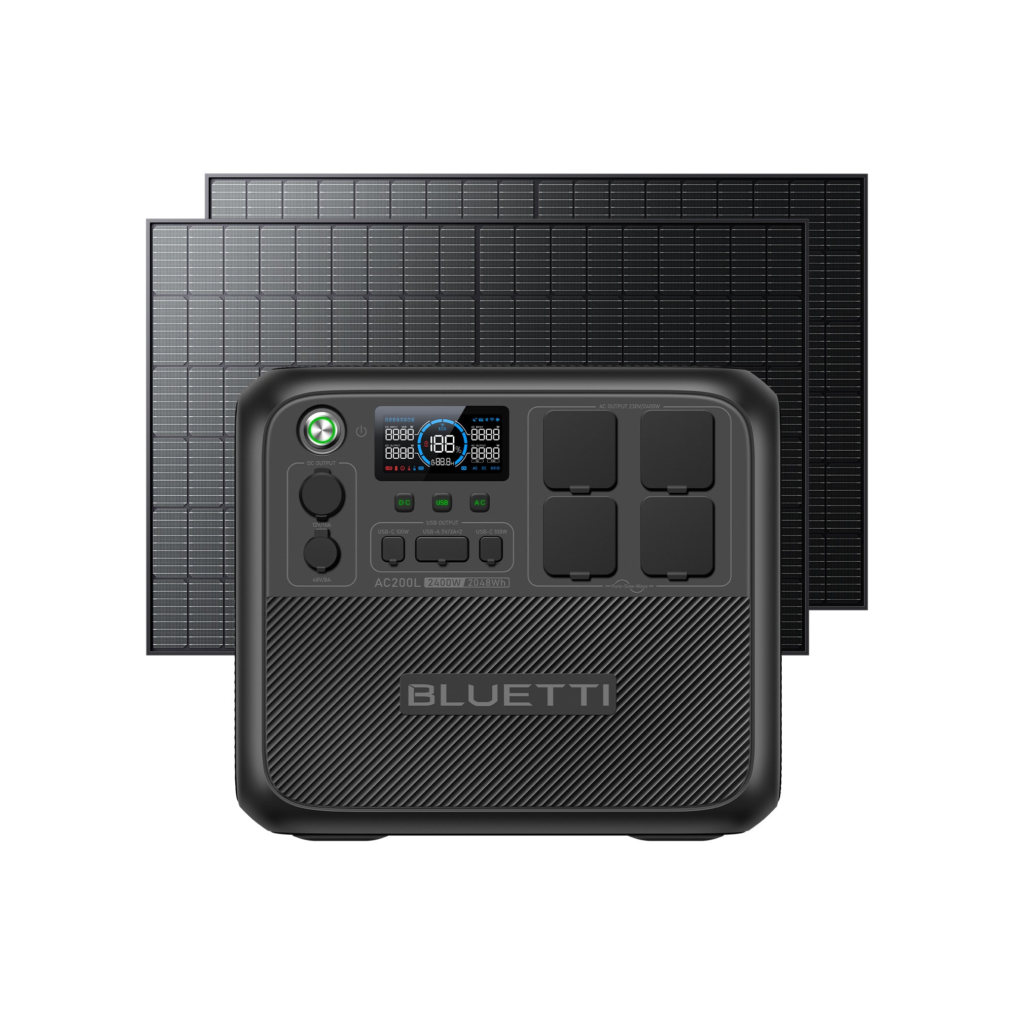 bluetti-ac200l-powerstation-2400w-2048wh-lifepo4-notstrom image 4