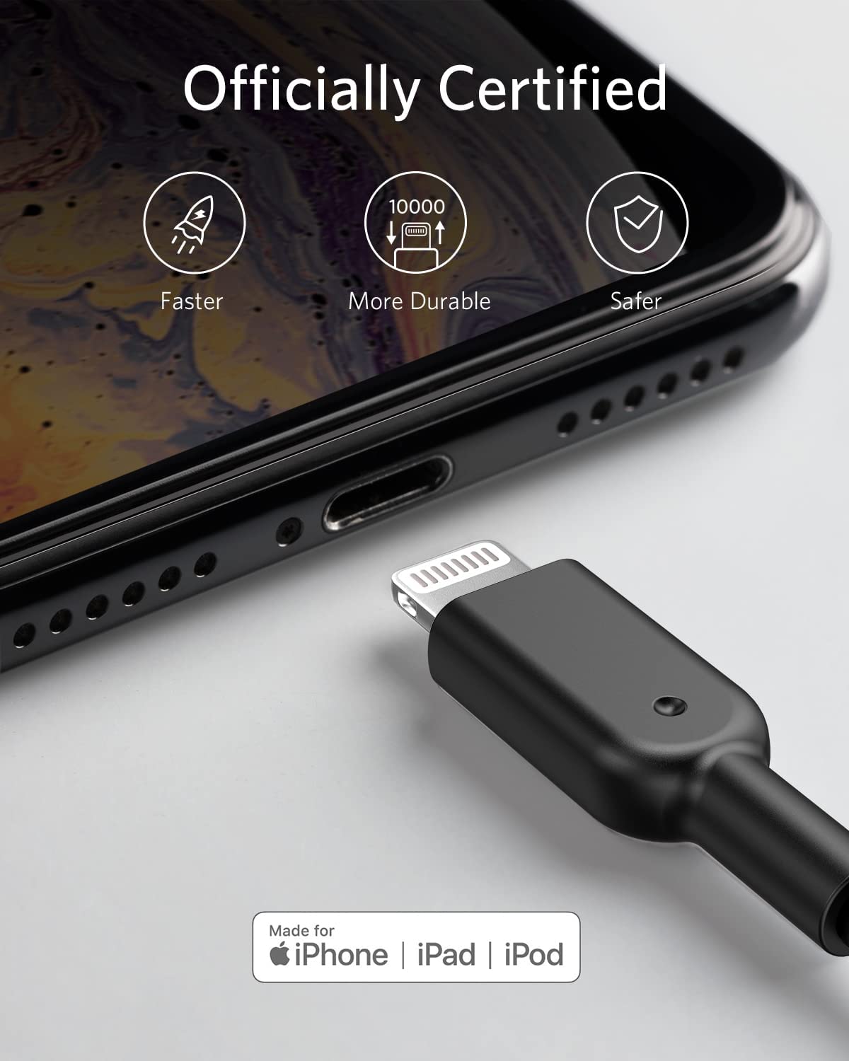 anker-powerline-ii-lightning-ladekabel-3m-schwarz-mfi image 2