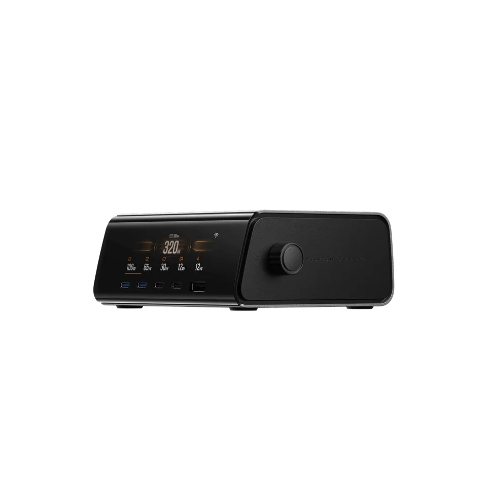 ecoflow-rapid-pro-desktop-ladeger-t-320-w-gan-5-ports image 1