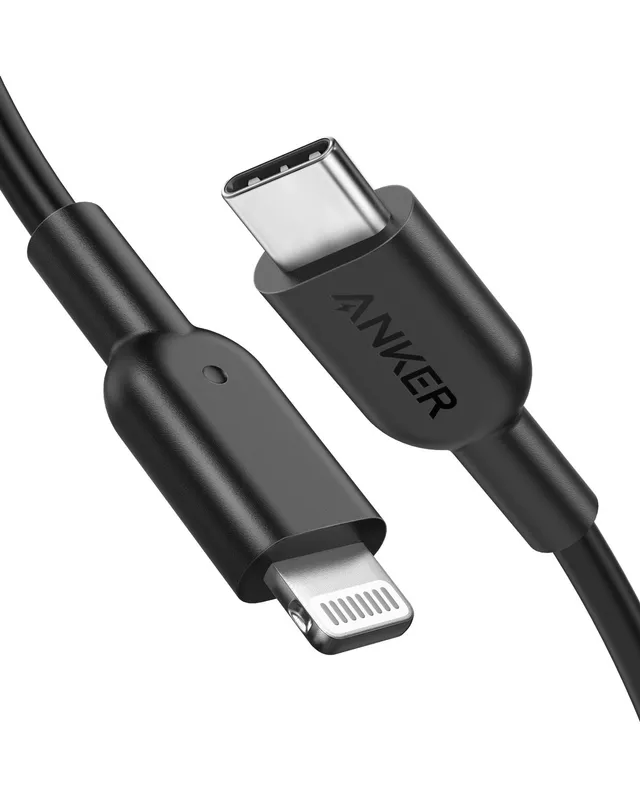 anker-powerline-ii-usb-c-lightning-kabel-0-9m-mfi-schwarz image 1