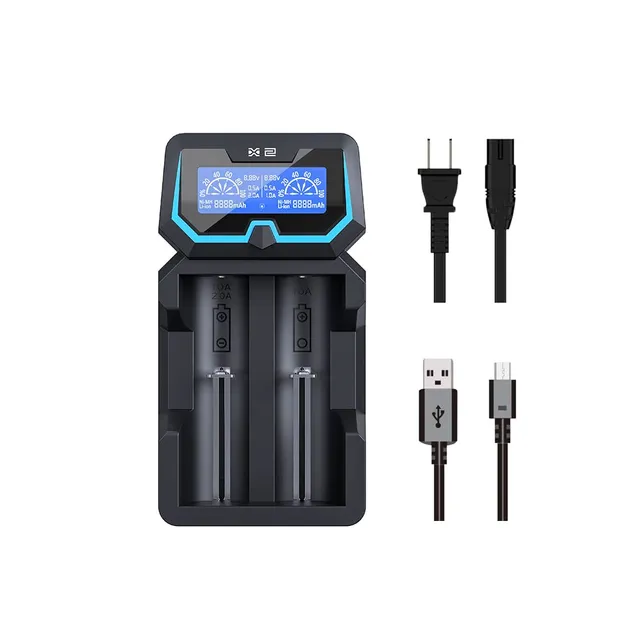 xtar-x2-speedy-charger-2-slot-2a-schnellladen-lcd image 1