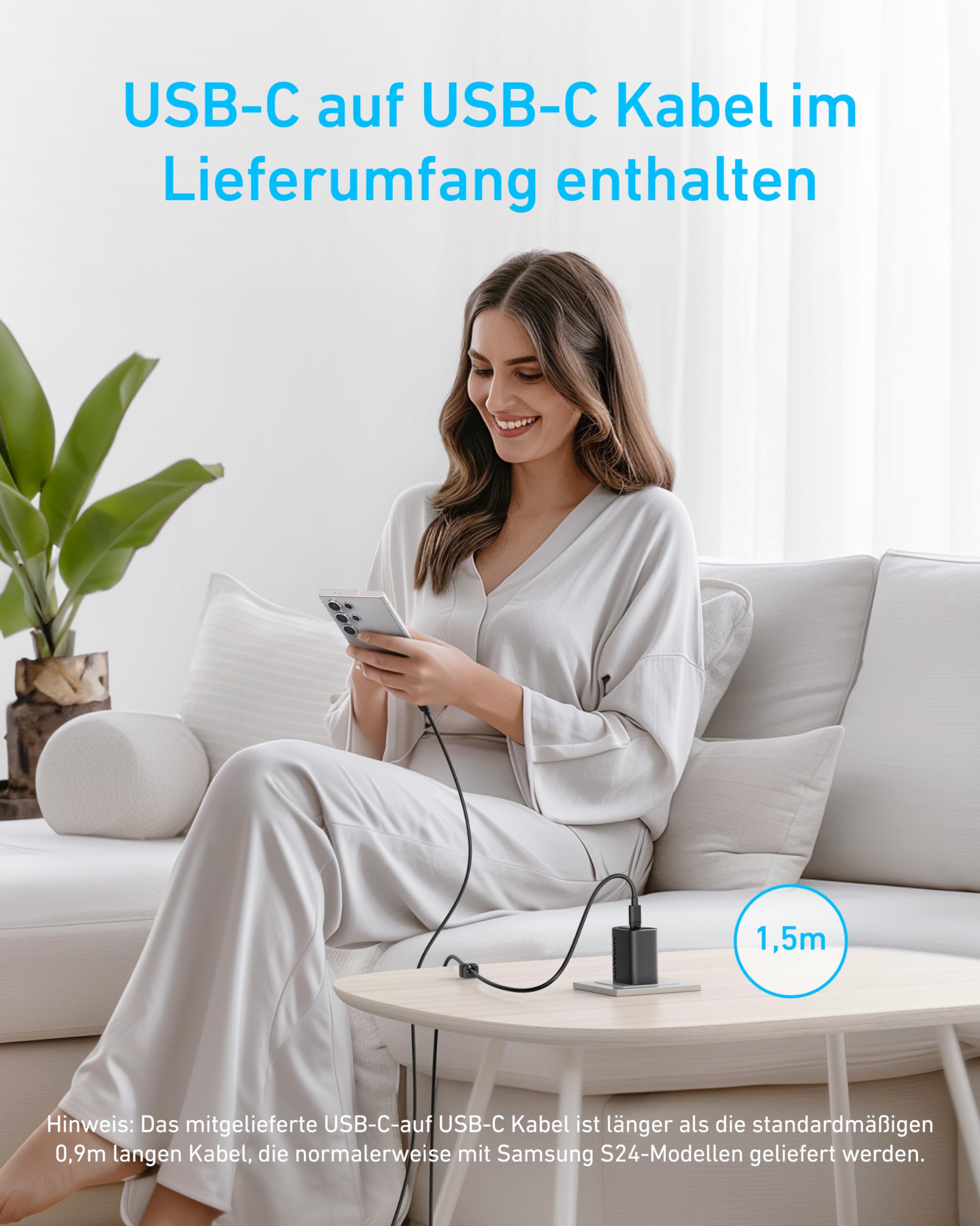 anker-45w-usb-c-ladeger-t-mit-1-5m-kabel-schwarz image 5