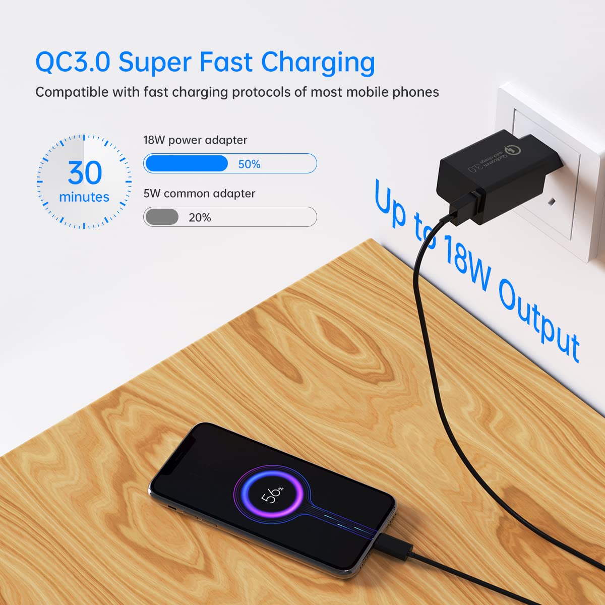xtar-18w-quick-charge-3-0-usb-ladeger-t-adapter-in-schwarz image 3