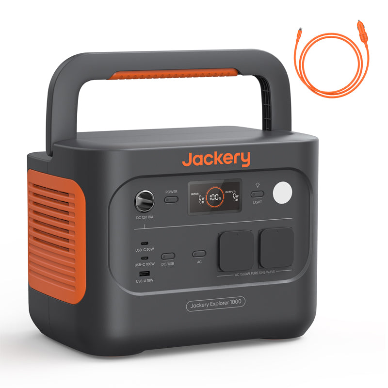 jackery-explorer-1000-v2-powerstation-mit-auto-ladekabel-1070wh image 1