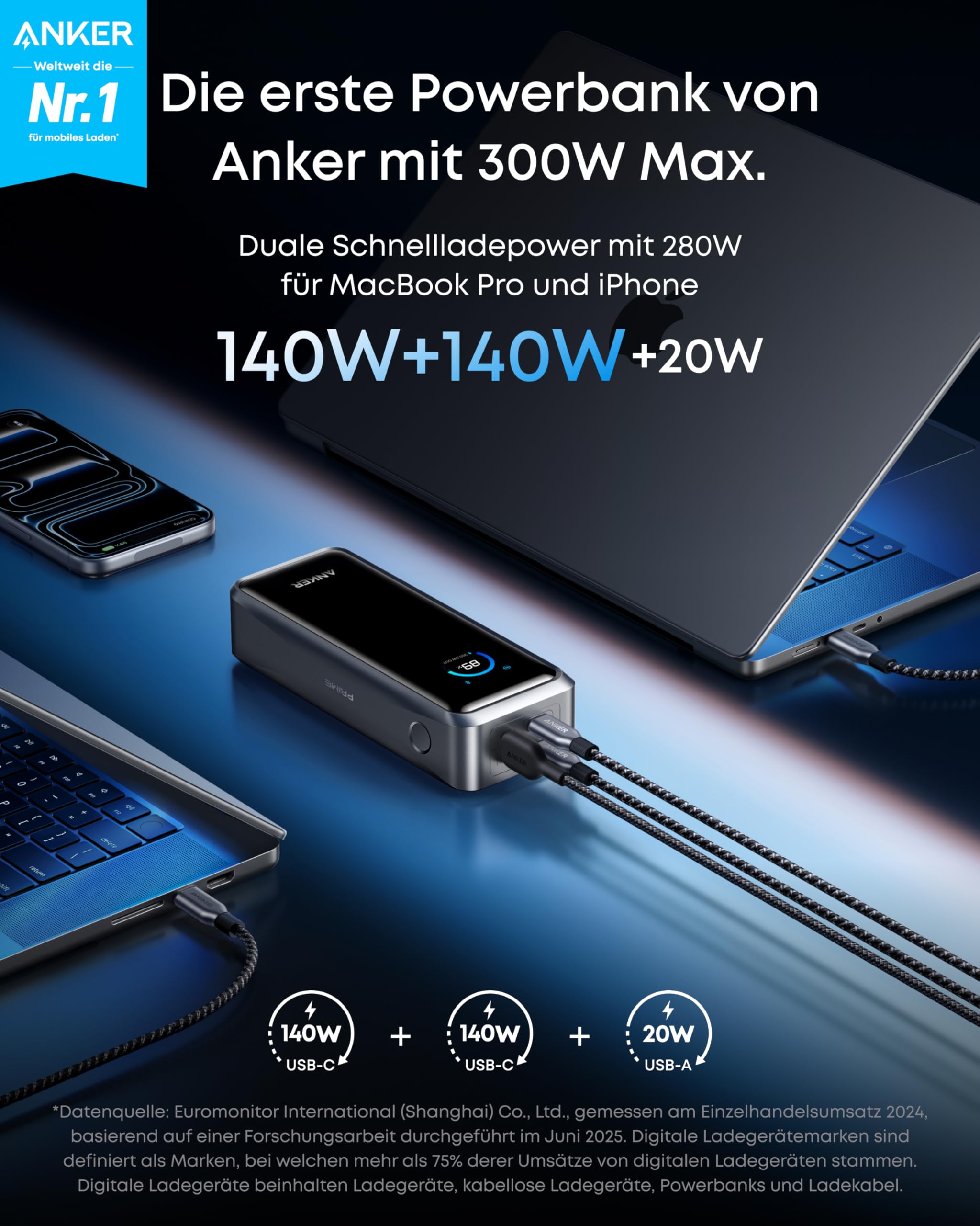 anker-prime-powerbank-26250mah-300w-mit-display image 2