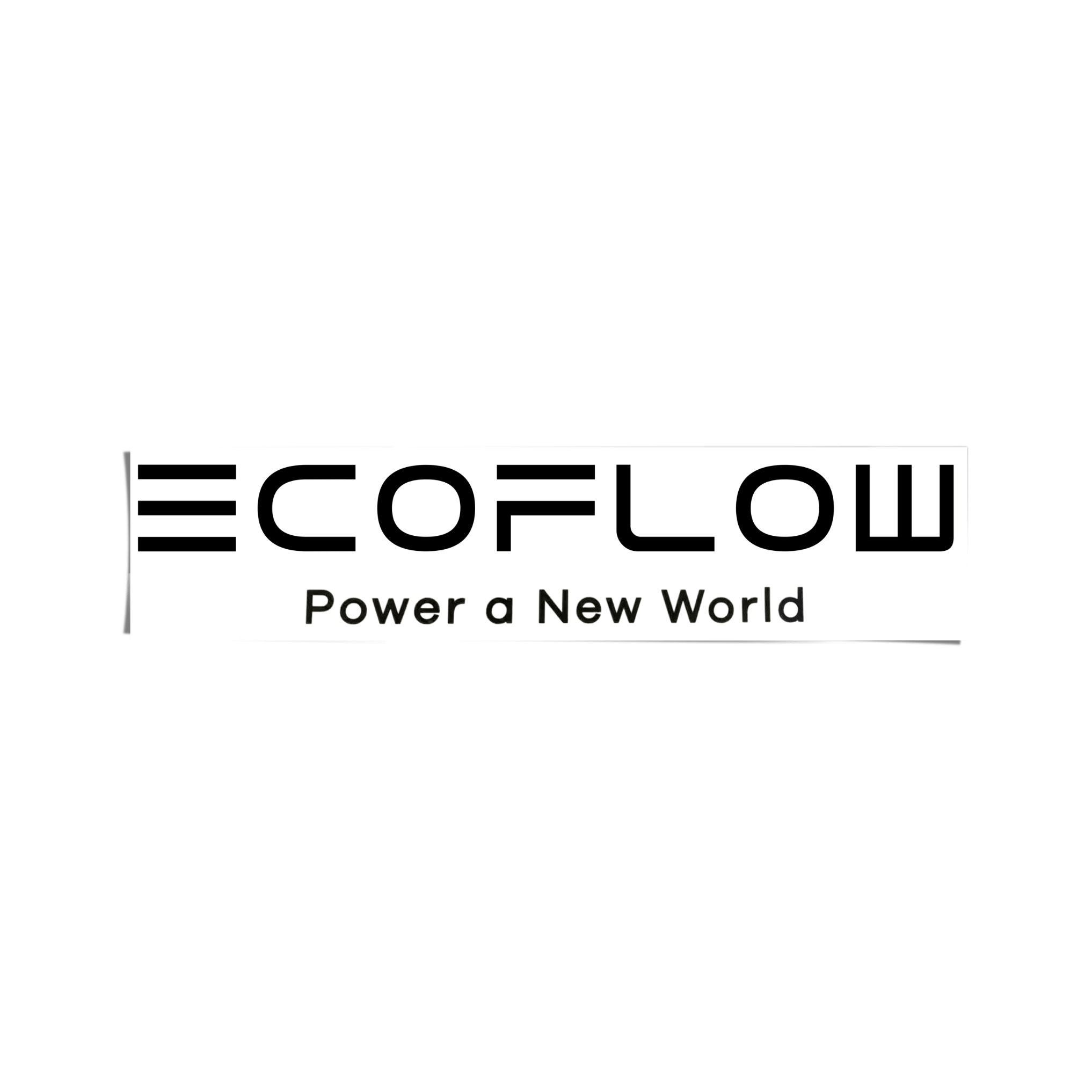 ecoflow-logo-sticker-aufkleber-schwarz-transferfolie image 1