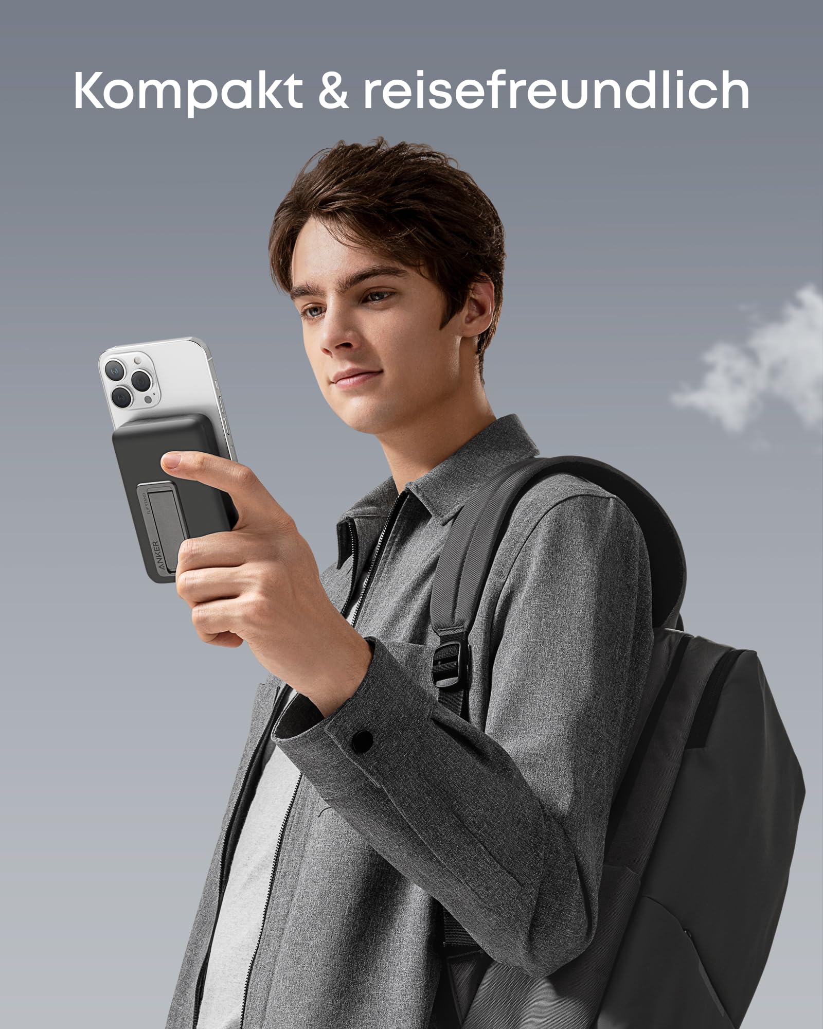anker-633-powerbank-10000mah-magnetisch-schwarz-iphone-kabellos image 2