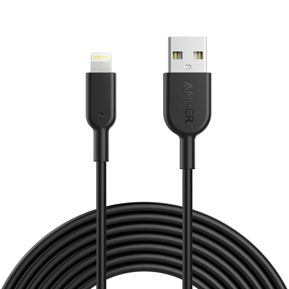 anker-powerline-ii-lightning-ladekabel-3m-schwarz-mfi image 1