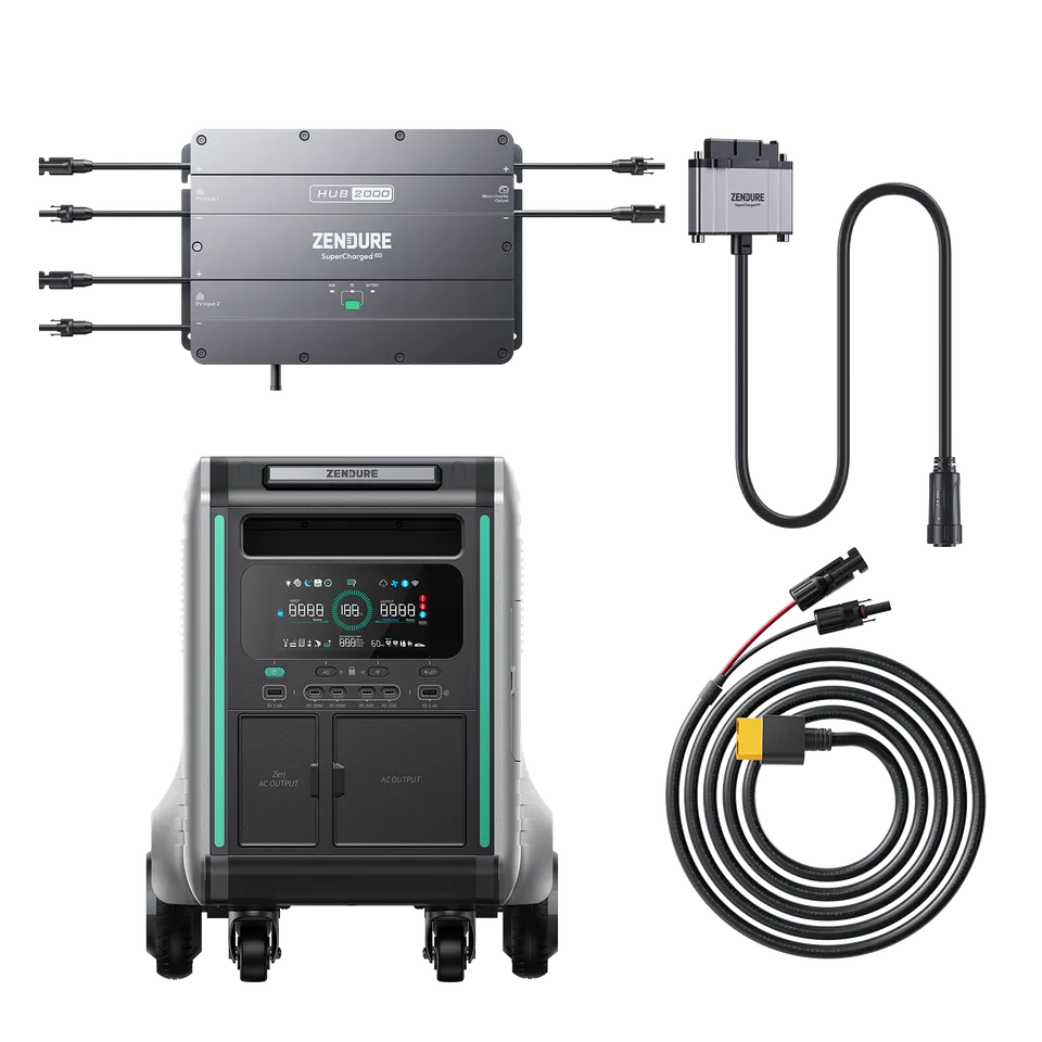 zendure-superbase-v-balkonkraftwerk-komplettset-hub-2000-und-v4600 image 1