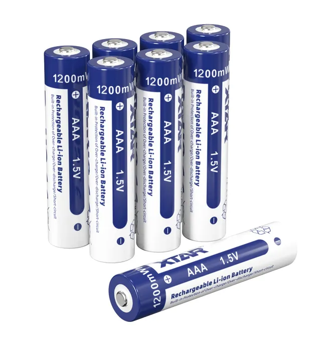 xtar-1-5v-aaa-lithium-akku-8er-pack-1200mwh image 1