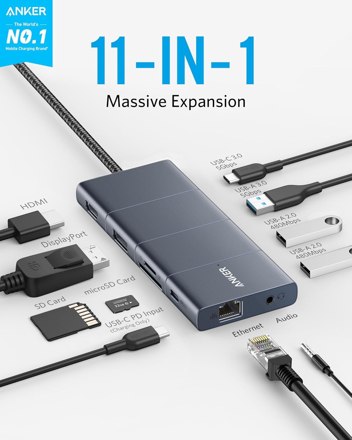 anker-powerexpand-11-in-1-usb-c-hub-4k-60hz-85w image 2