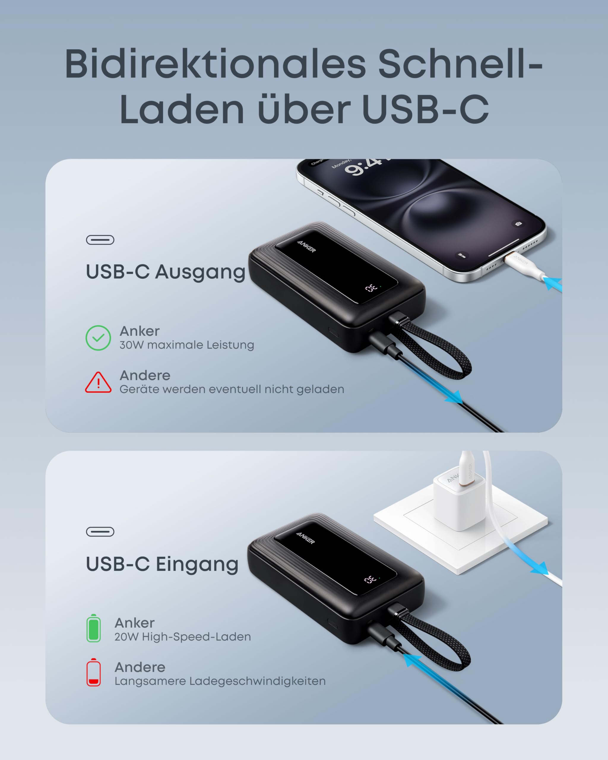 anker-zolo-powerbank-20000-mah-30w-mit-integriertem-usb-c-kabel-in-schwarz image 5