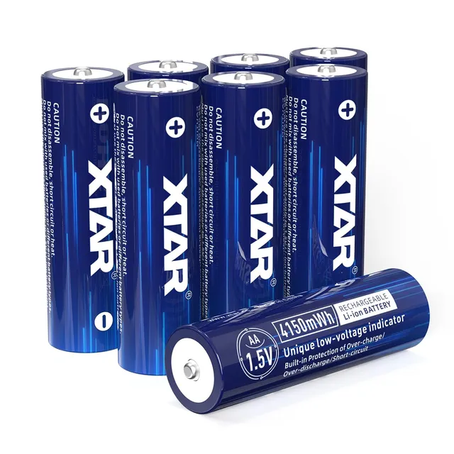 xtar-4150mwh-1-5v-aa-akkus-wiederaufladbar-8er-pack image 1