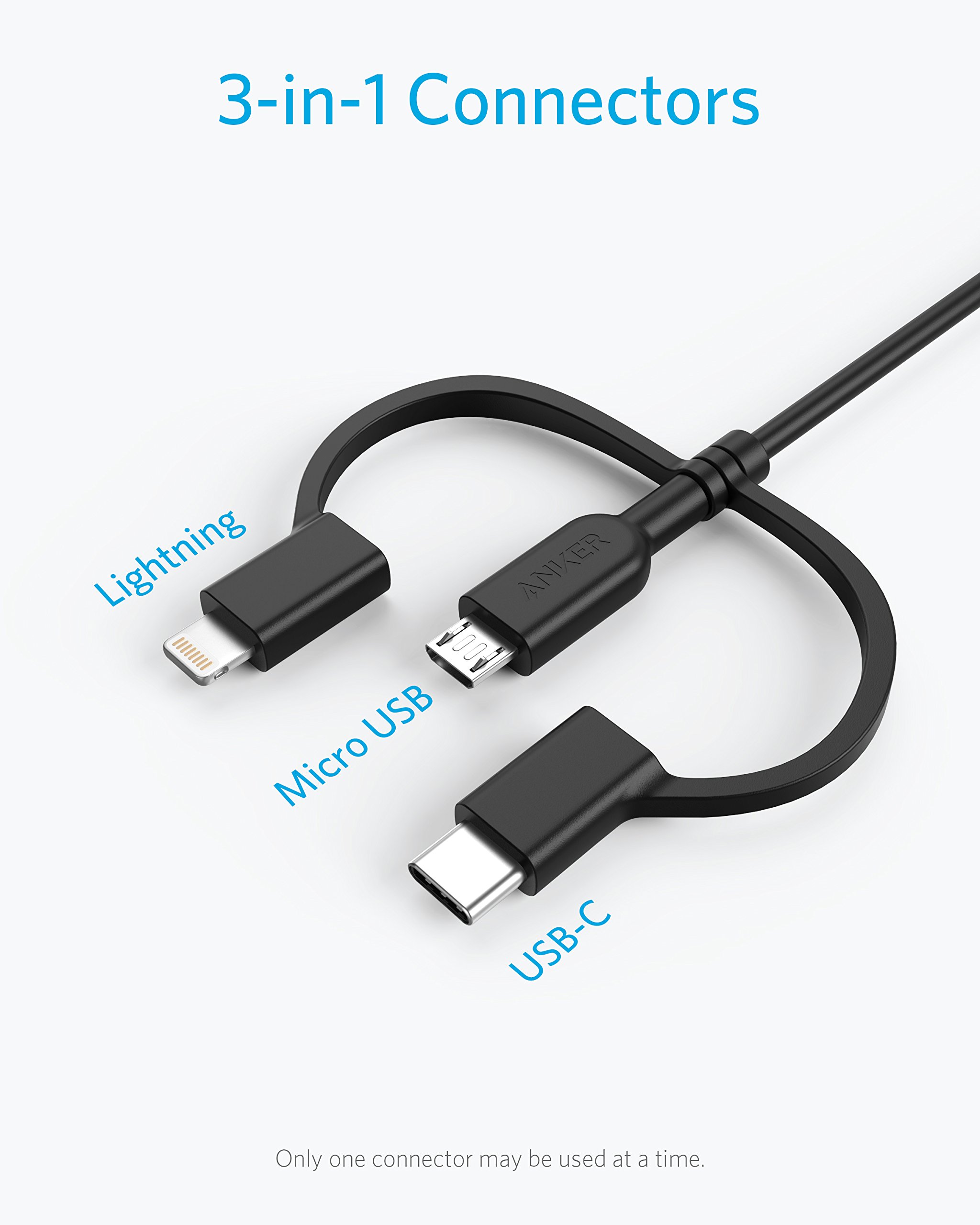 anker-powerline-ii-3-in-1-kabel-0-9m-schwarz image 2