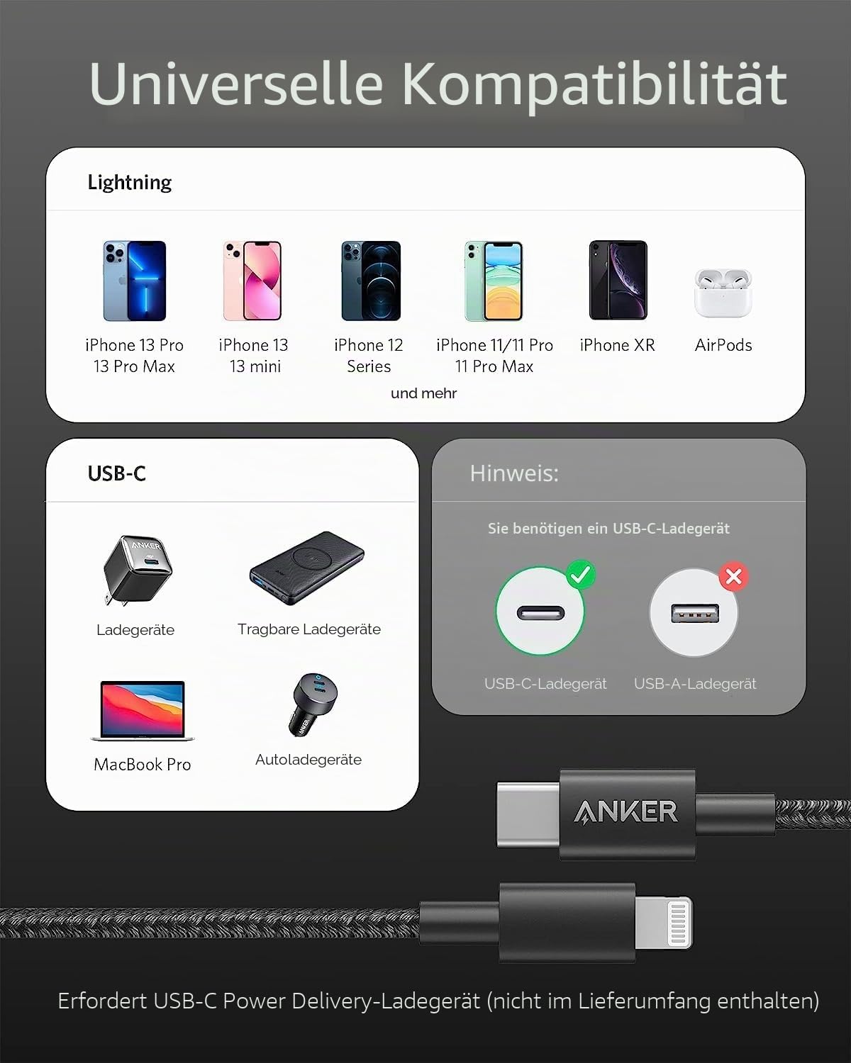 anker-331-usb-c-lightning-kabel-180cm-schwarz-mfi-nylon image 4