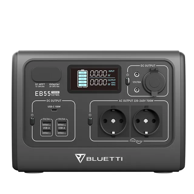 bluetti-eb55-powerstation-537wh-700w-lifepo4-solar image 1
