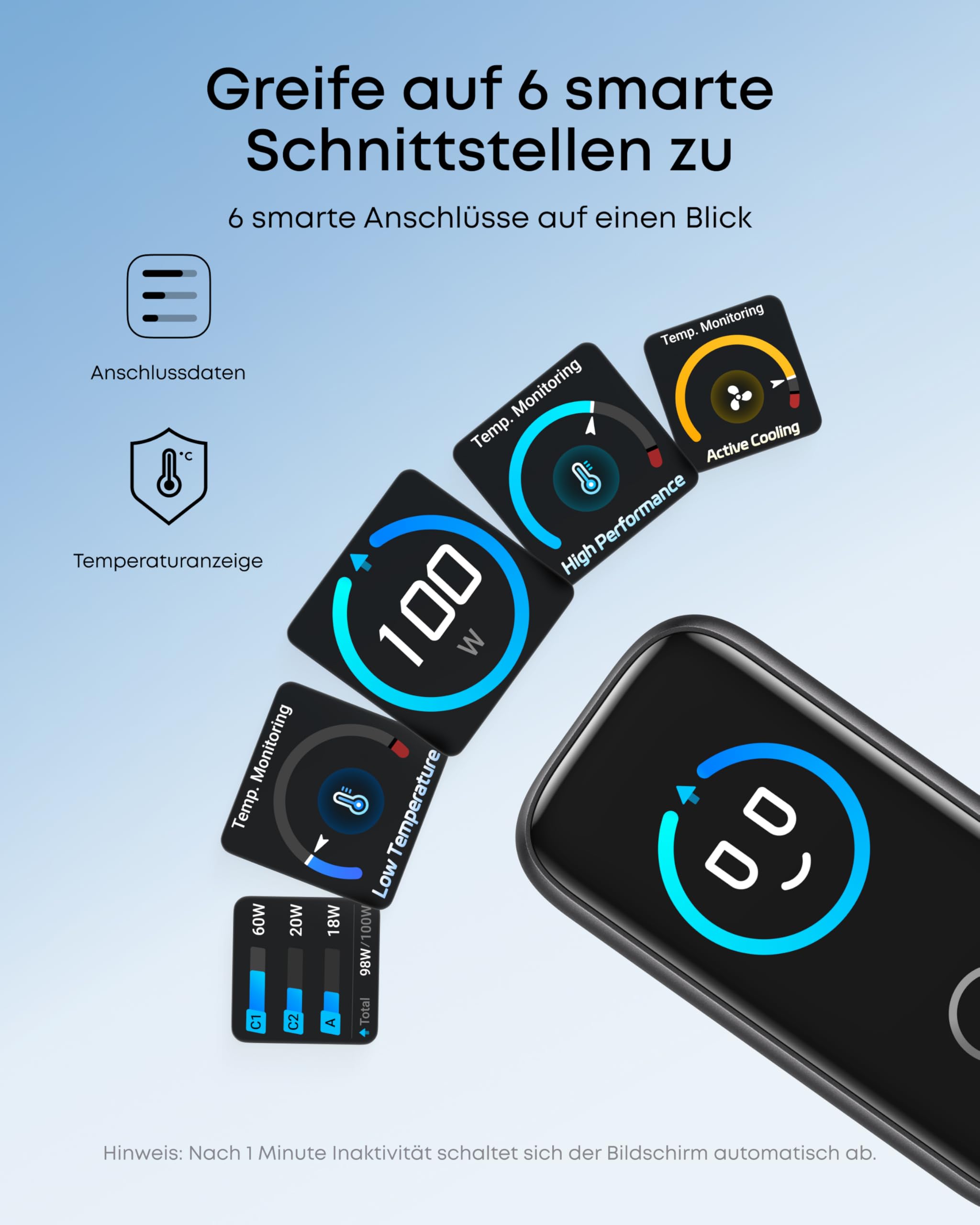 anker-chargers-usb-c-ladeger-t-100w-dunkelgrau-display image 3