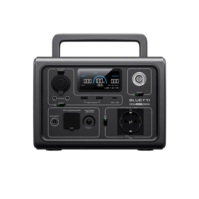 bluetti-eb3a-powerstation-600w-268wh-tragbar-lifepo4 image 1