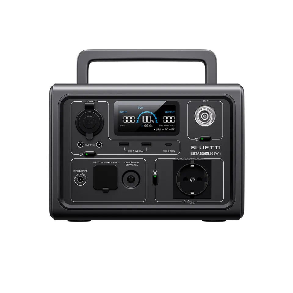 bluetti-eb3a-powerstation-600w-268wh-tragbar-lifepo4 image 1