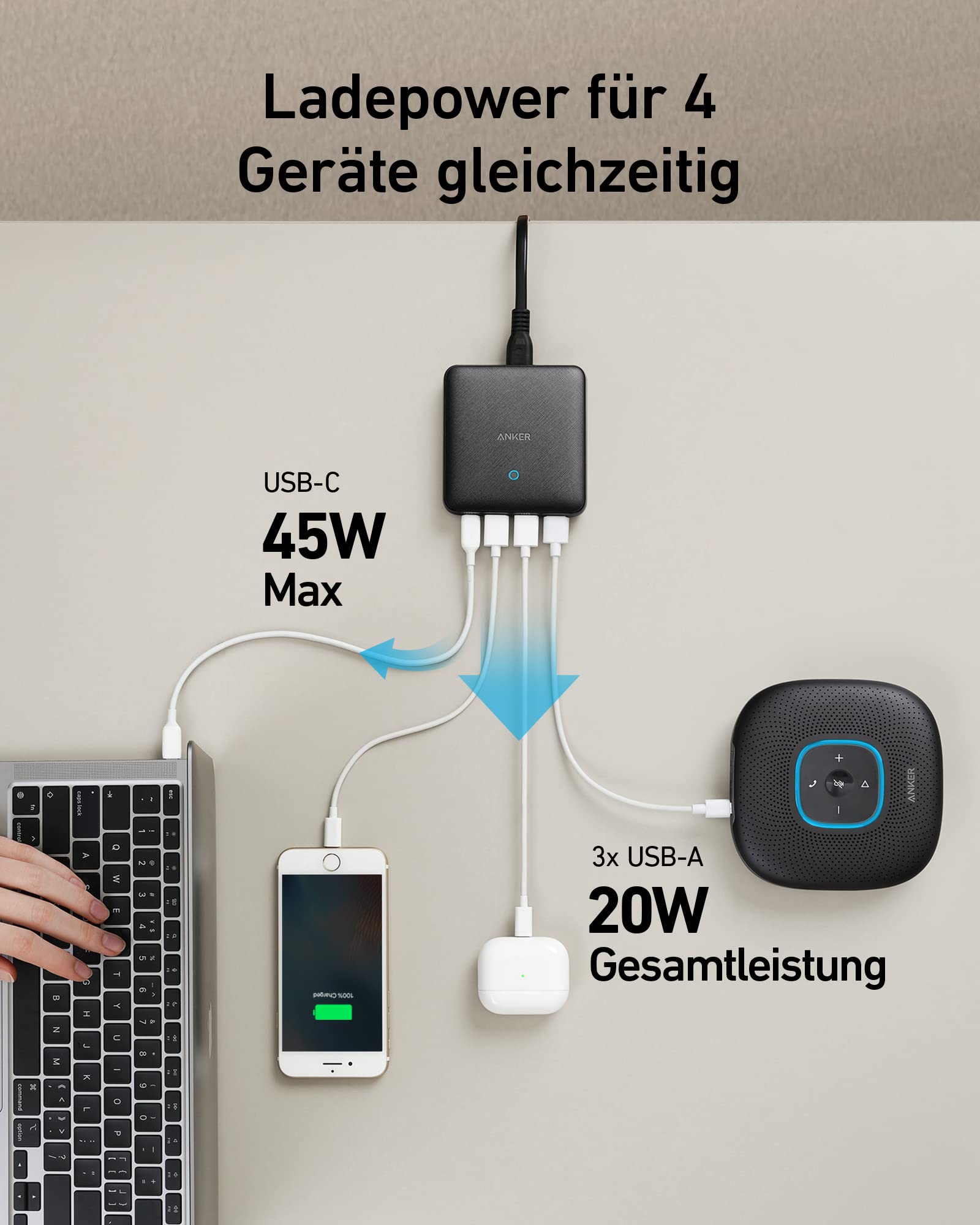 anker-powerport-atom-iii-slim-ladeger-t-65w-gan-4-port image 2