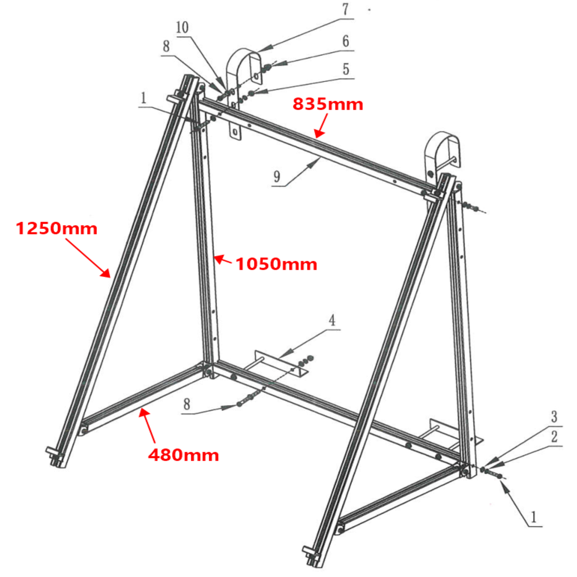 bluetti-balco-verstellbare-halterung-balkonkraftwerk-bgpv410-bfpv255 image 2