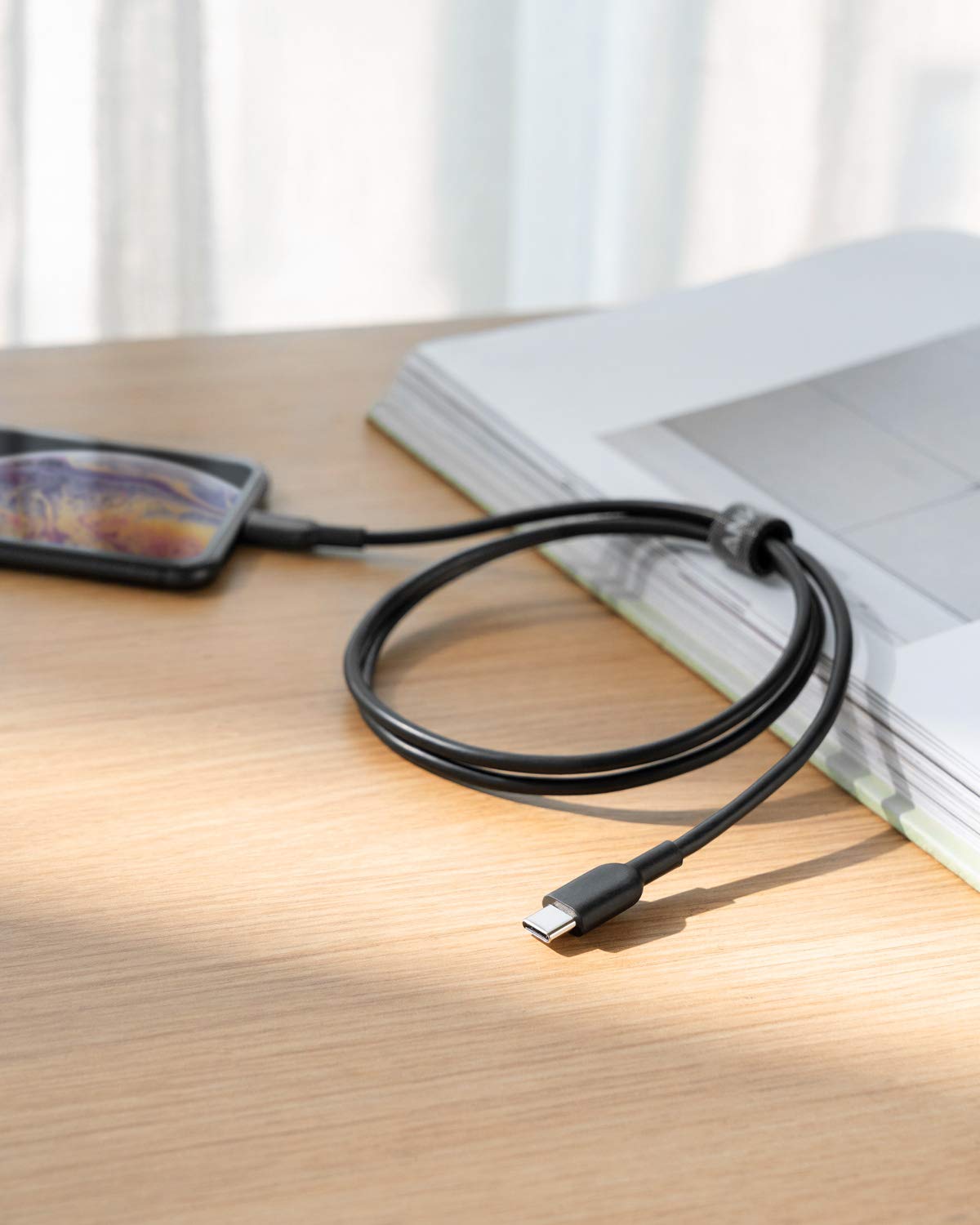 anker-powerline-ii-usb-c-lightning-kabel-0-9m-mfi-schwarz image 7