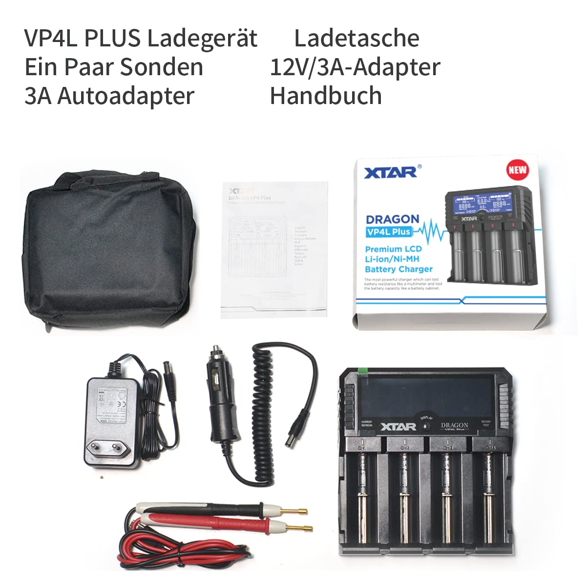 xtar-dragon-vp4l-plus-ladeger-t-4-schacht-mit-tester image 7