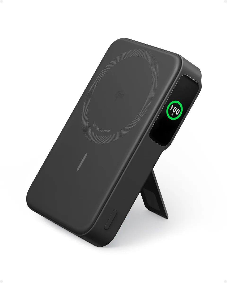 anker-maggo-powerbank-10000mah-qi2-15w-schwarz-mit-st-nder image 1